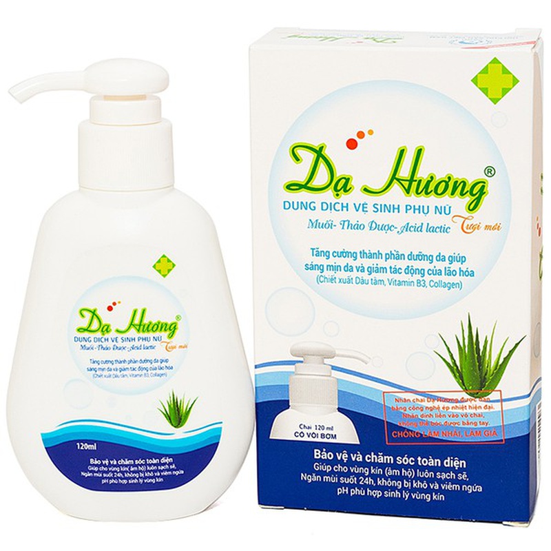 Dung dịch vệ sinh Dạ Hương Xanh Lô Hội 120ml