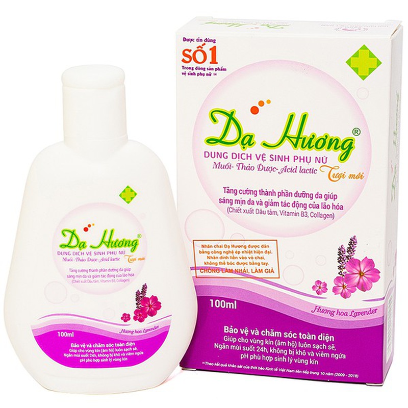 Dung dịch vệ sinh phụ nữ Dạ Hương Lavender tím (100ml) giá rẻ