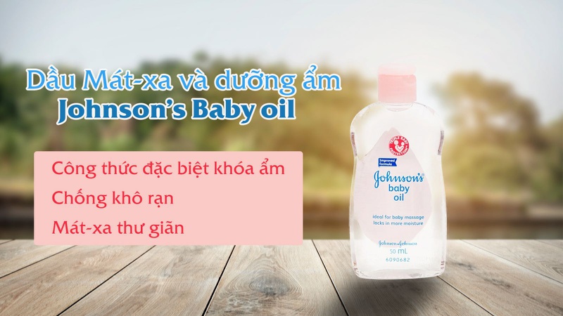 Dầu Mát-Xa Và Dưỡng Ẩm Johnson's Baby Chai 50ml