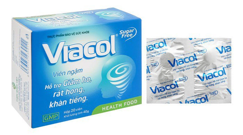 Viên ngậm không đường Viacol Health Food