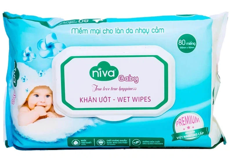 Khăn ướt Niva Baby 80 miếng