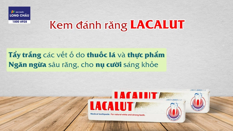 Kem đánh răng Lacalut White