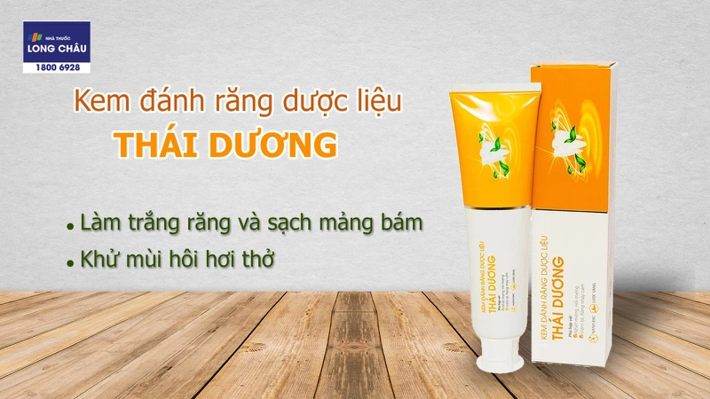 Kem đánh răng dược liệu Thái Dương 100g