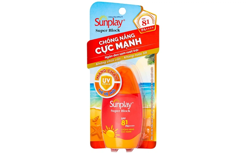 Sữa Chống Nắng Cực Mạnh Sunplay Super Block Spf 81/Pa++++ 30G 1