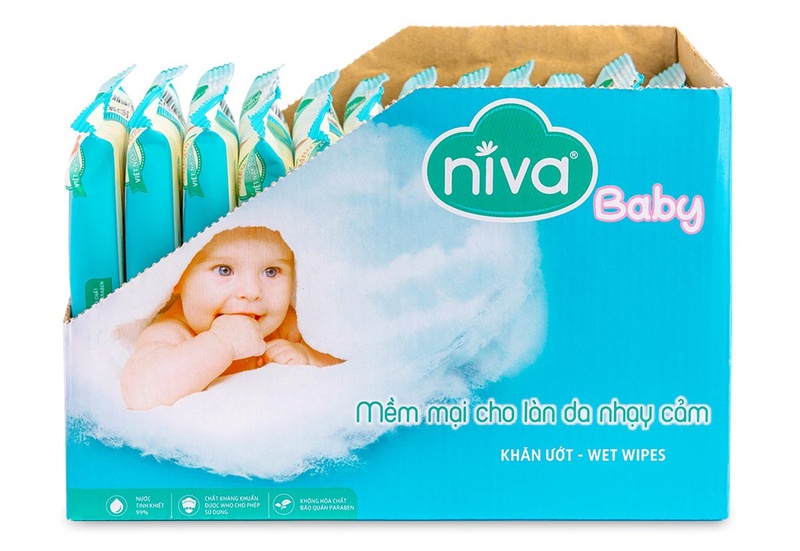 Khăn ướt Niva Baby 30 miếng