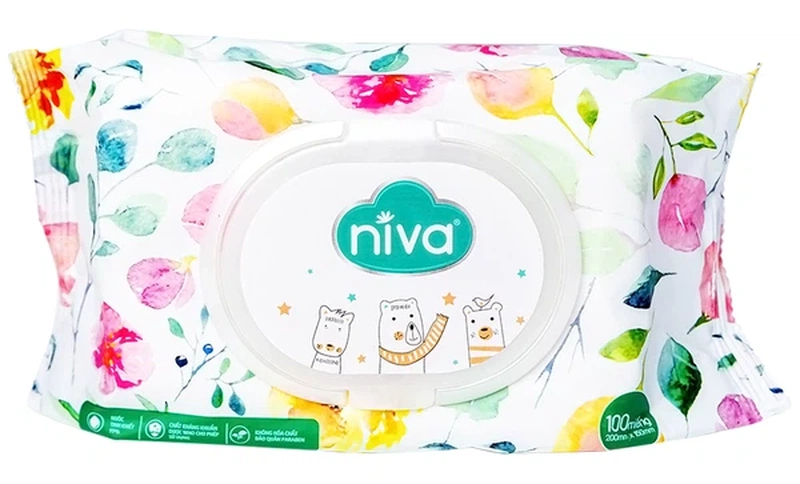 Khăn ướt Niva Baby hộp 100 miếng